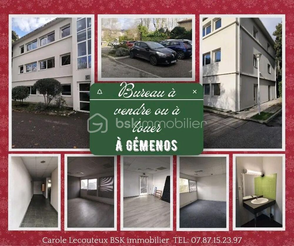   ? OPPORTUNITÉ – BUREAUX À VENDRE – GÉMENOS – 149 000 € ? 