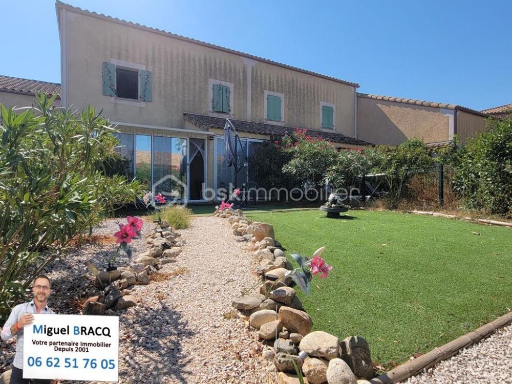 Vente Maison Pavillon T3 de 54 M² + 15 m² de vérenda + grand jardin dans une résidence sécurisée avec pisicine, entre Colombiers et Béziers Colombiers