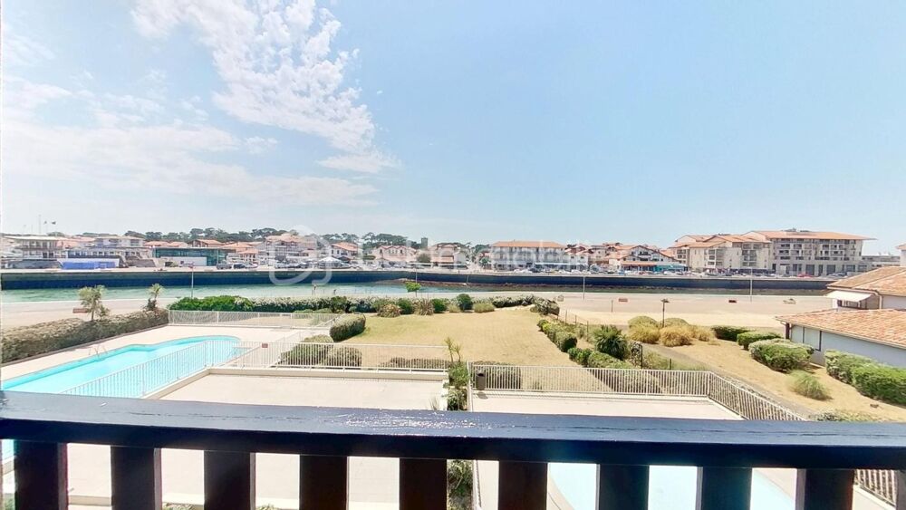Appartement 2 pièces, vue panoramique sur le canal et le port, Capbreton