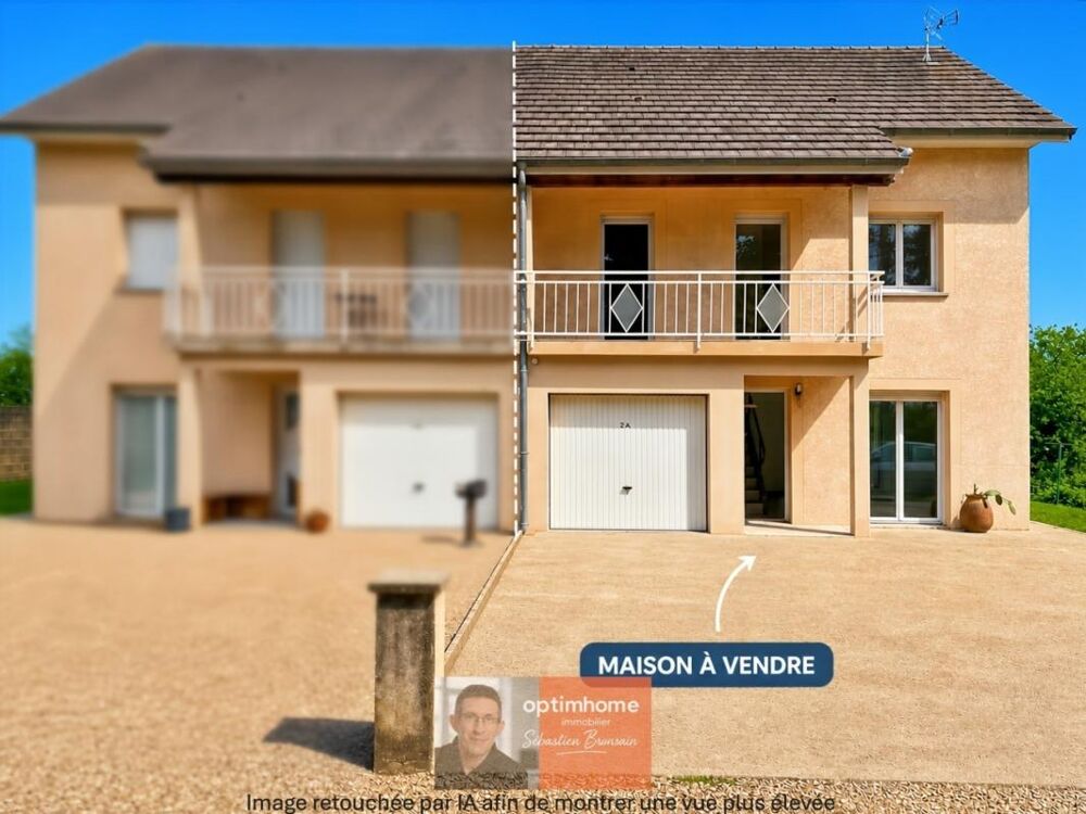 Choisey  Maison récente de 2010  4 chambres, bureau et jardin de 510 m²