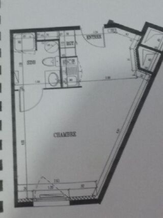  Appartement à louer 1 pièce 26 m²
