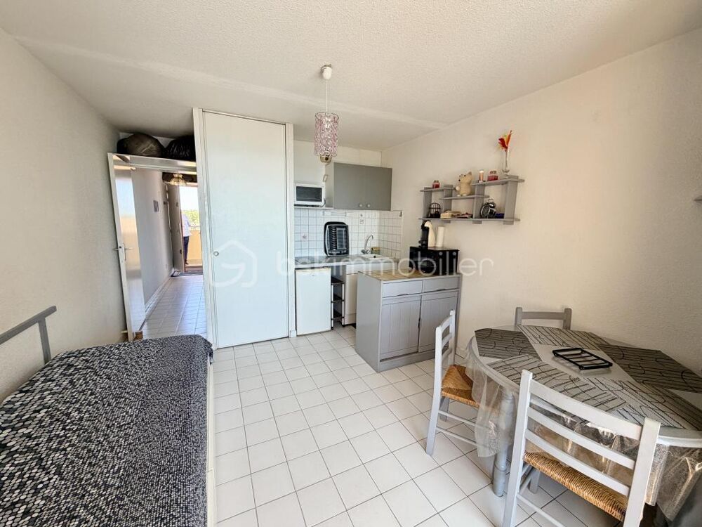Vente Appartement Studio cabine avec vue mer et parking et stationnement Valras plage