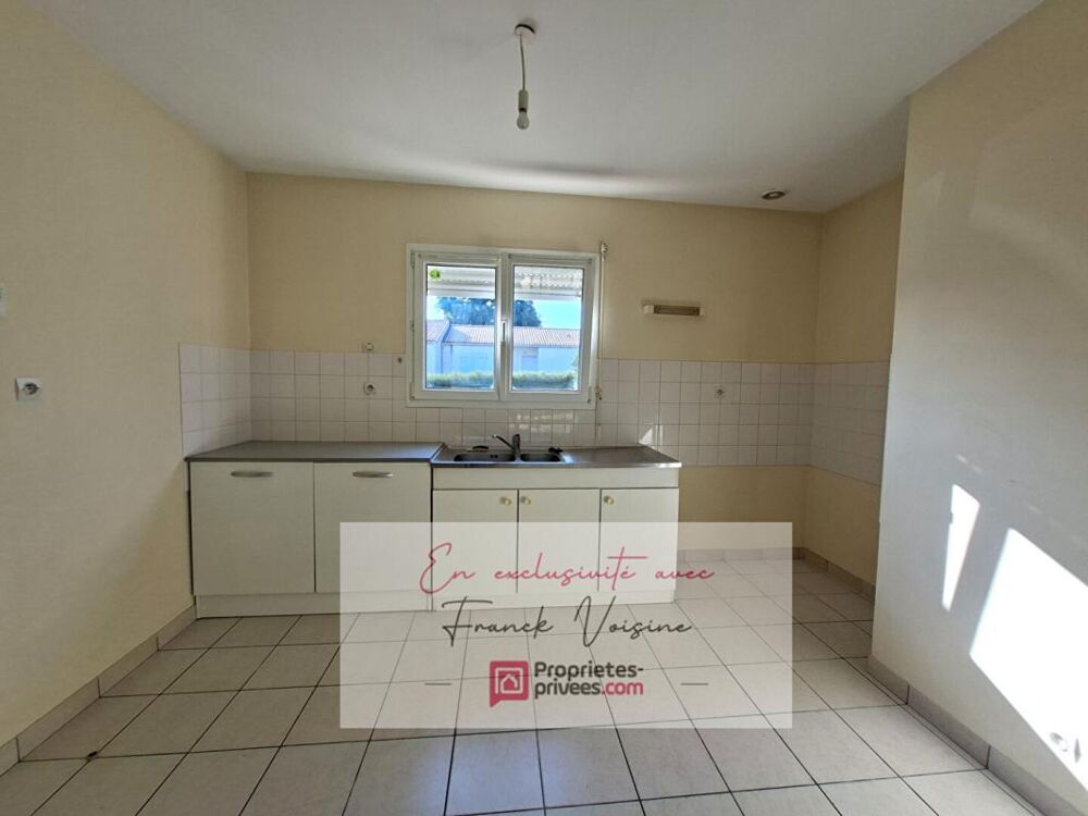 A VENDRE en Exclusivité au Boupère, maison de plain-pied de 64 m2 avec 2 chambres sur une parcelle de 434 m2
