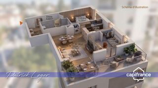  Appartement à vendre 3 pièces 62 m²