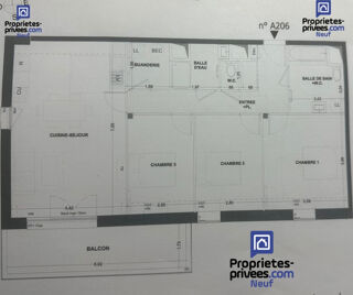  Appartement à vendre 4 pièces 86 m²