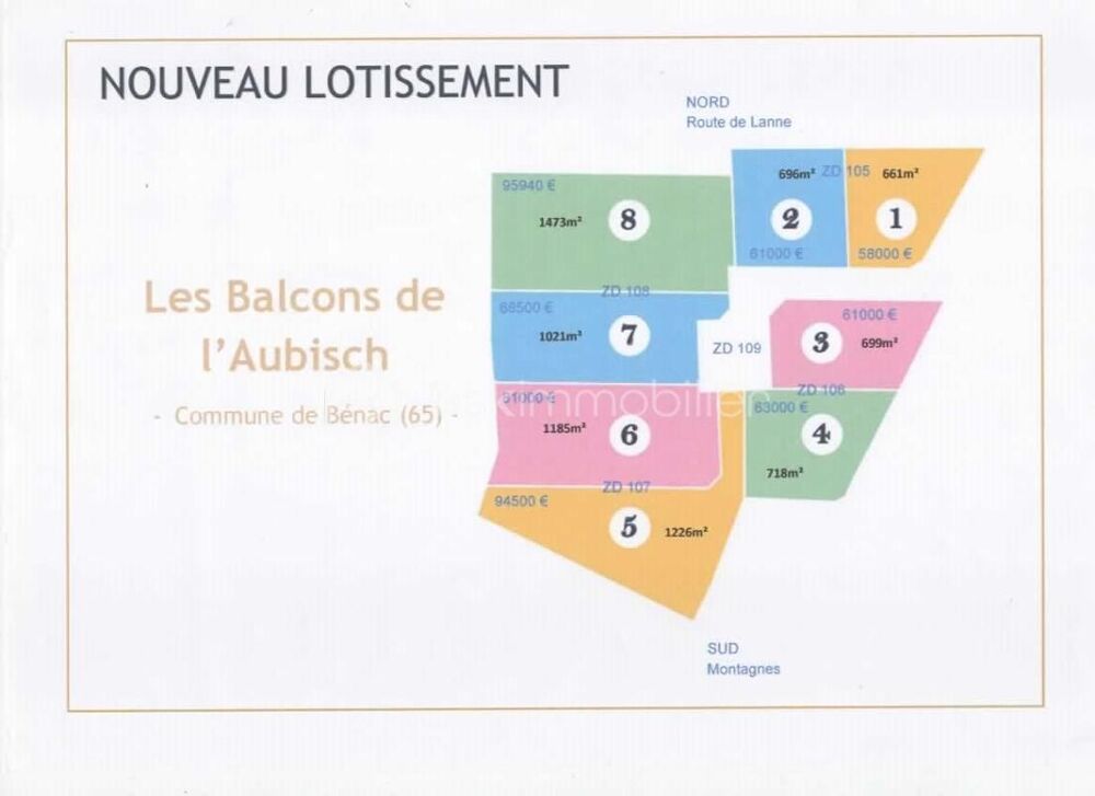 Vente Terrain Terrain à bâtir viabilisé Lourdes