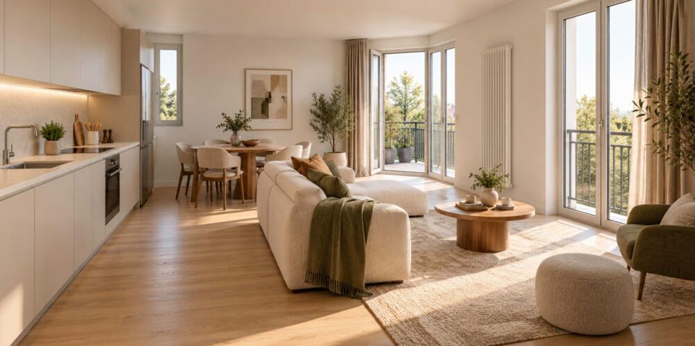Vente Appartement SUPERBE 4 PIÈCES AU 4E ÉTAGE – MÉTRO 5 ET 11 À PROXIMITÉ IMMÉDIATE – 2 BALCONS – PARKING Pantin