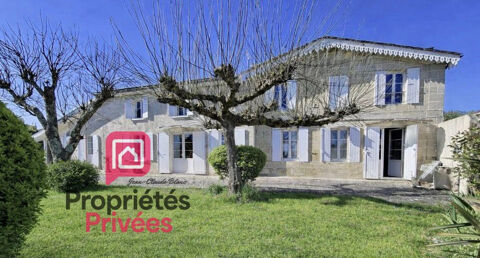   A 15 mn de Blaye - Au calme belle Girondine en pierre rénovée - 197 m2 habitables -7P- 4 Chambres -  1920 m2 de Terrain - Piscin Maison - 7 pièce(s) - 197 m²