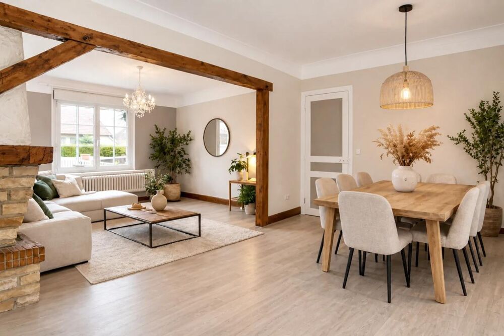 Maison familiale 5 pièces avec jardin à La Couture-Boussey