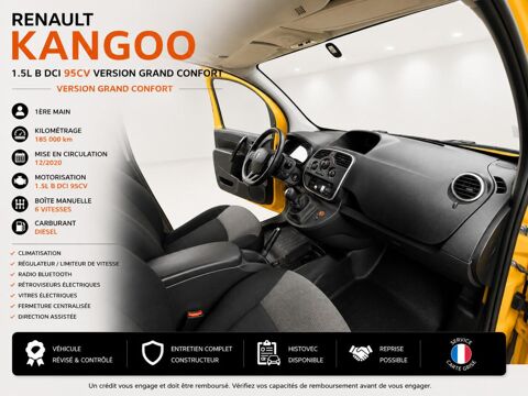 Kangoo Express 1&deg; Main / 1.5L B DCI 95cv de 2021 version GRAND CONFORT CLIM 2021 occasion 60430 Abbecourt