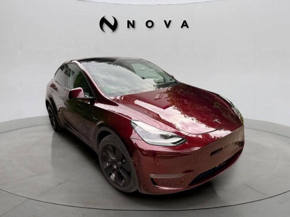 Model Y Long Range • Dual Motor AWD 75 kWh Pano RED CHERRY 2021 occasion 33600 Pessac