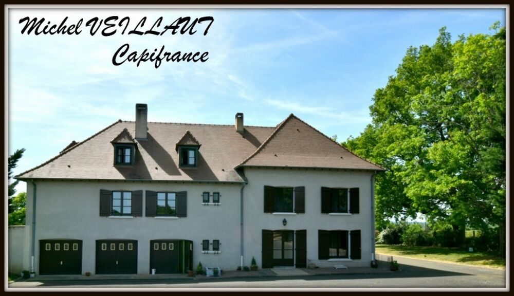 Maison à vendre 16 pièces CRONAT (71), 6 chambres, triple garage, terrain 7355 m²