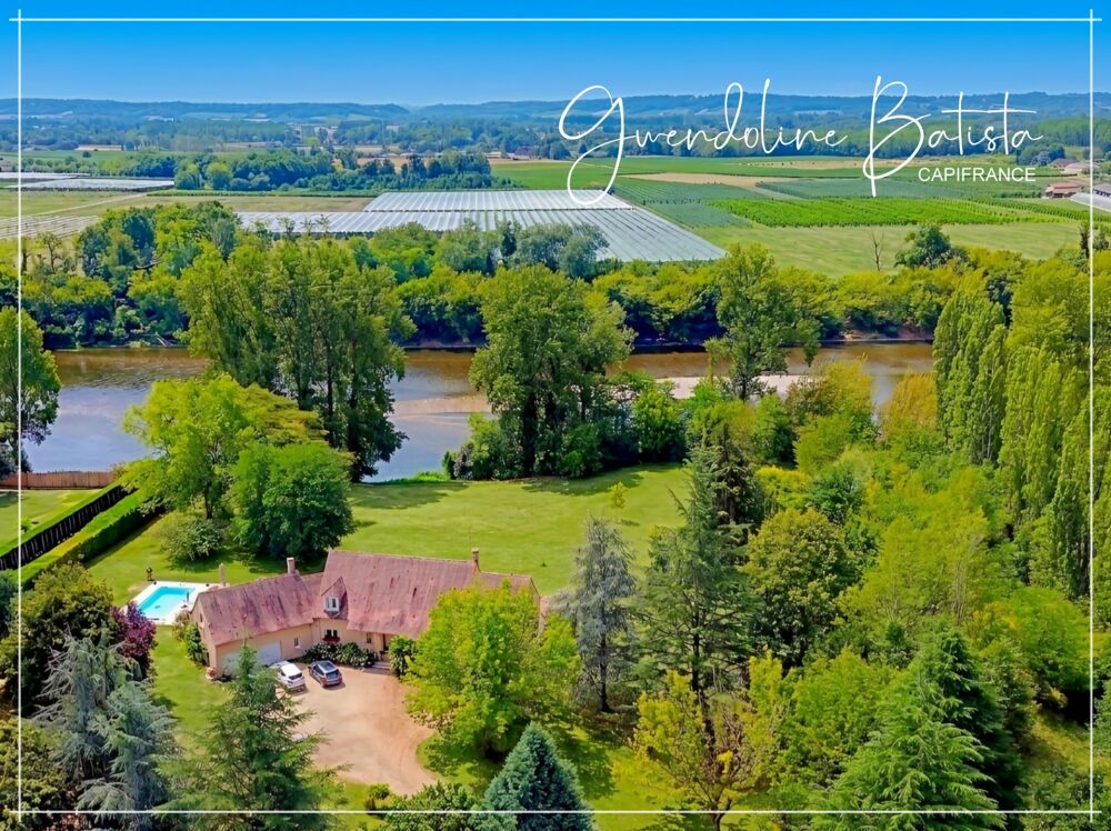 Propriété d'exception en bord de Dordogne  Un écrin de prestige aux portes de Bergerac
