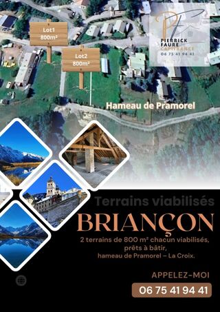  Terrain  vendre 800 m