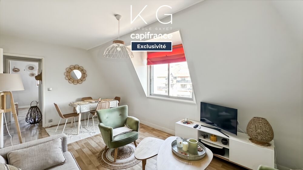EXCLUSIVITE, proche Deauville, à Tourgéville, plage et commerces à pieds appartement 2 chambres de 58 m² à vendre