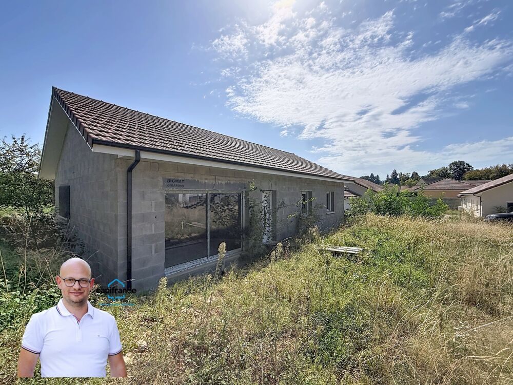 Dpt Isère (38), à vendre LES ABRETS maison P5 de 105,7 m² - Plain pied A TERMINER