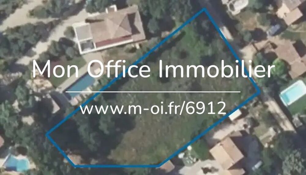 Vente Terrain Référence : 6912-MCO - Exclusivité Terrain plat viabilisé d'une surface de 2000m2 possibilité de détacher deux terrains  1000 m Seillons source d argens