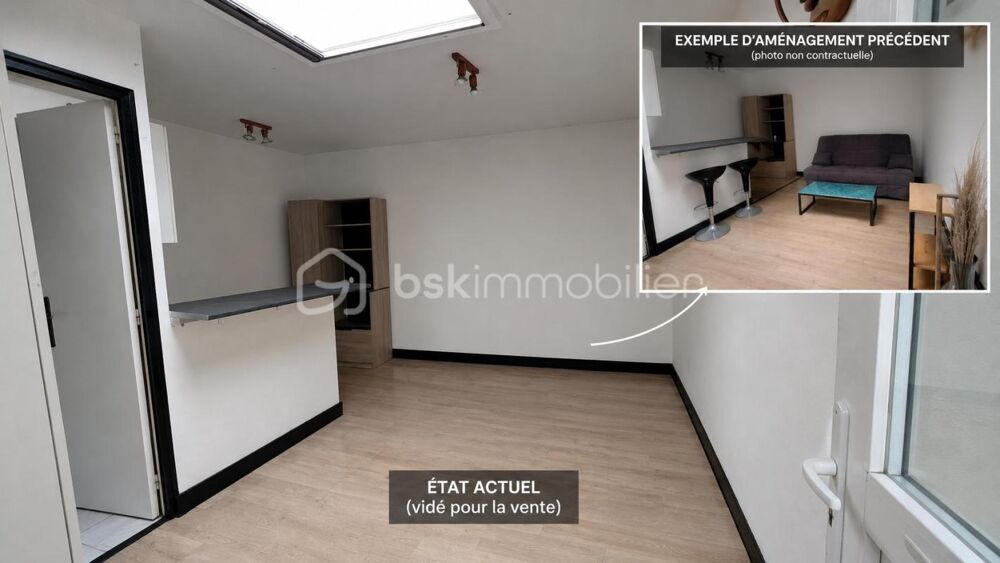 ? Studio 20 m²  Gare dAmiens à 2 min à pied  Cour intérieure calme