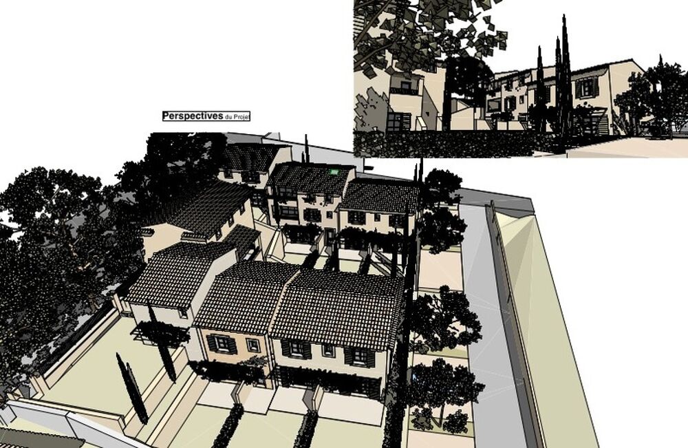 Vente Terrain Cucuron : Terrain constructible avec PC purgé  12 appartements Cucuron