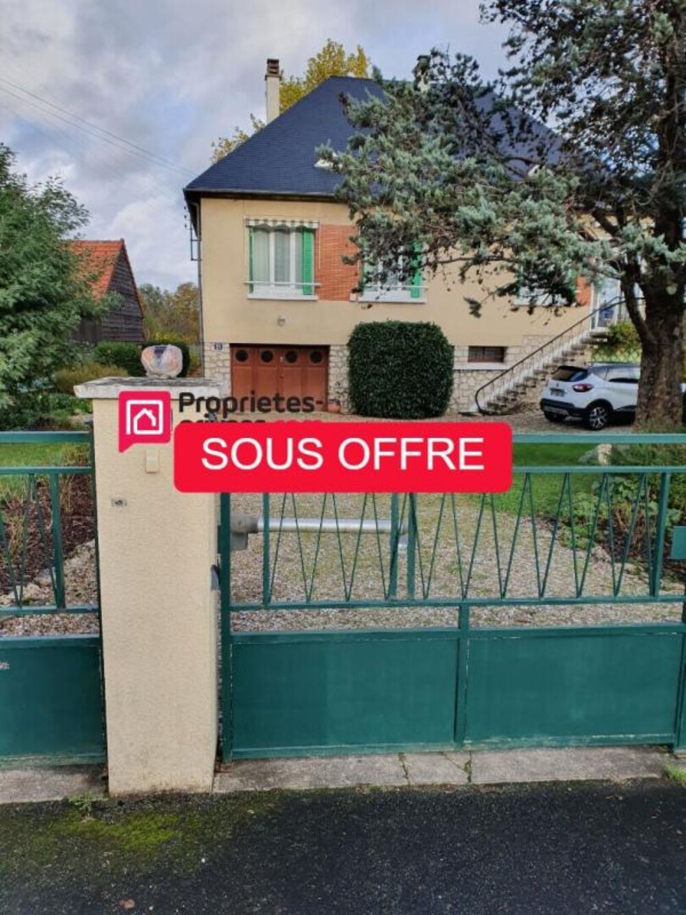 Maison 3 chambres 110 m2 sur beau terrain clos et arboré