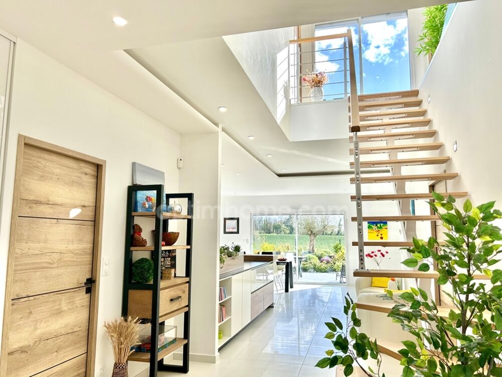 Vente Maison HONFLEUR - Très belle maison contemporaine individuelle aux prestations haut de gamme -  Garage - Terrasses Honfleur