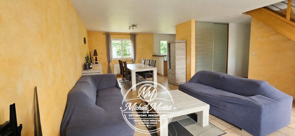 Maison familiale de 132 m² au calme avec 4 chambres et grand terrain à Bourneville-Sainte-Croix (27500)
