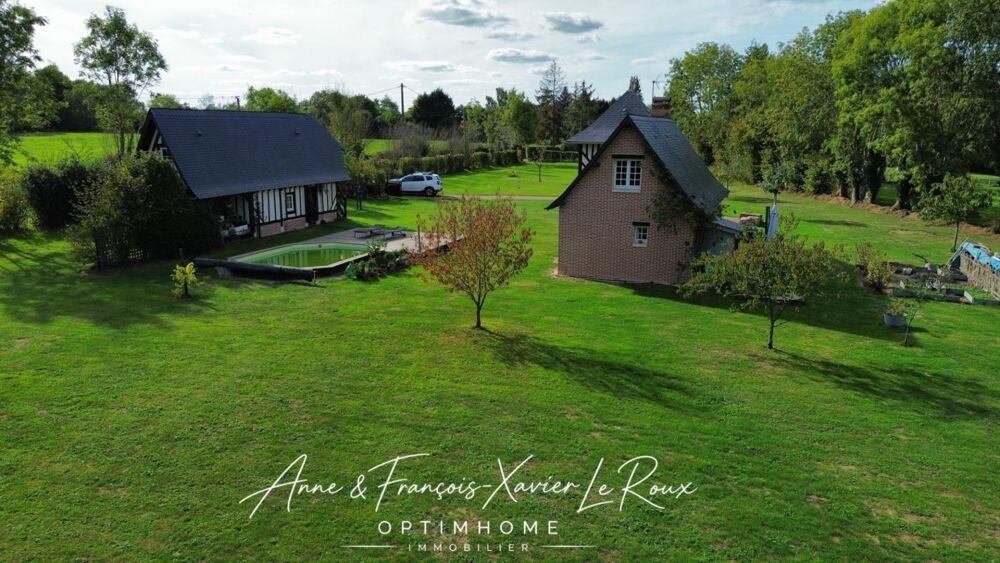 Vente Maison Maison de charme de 100 M2, 5 pièces 3 chambres avec une piscine et annexe sur un terrain de 4700 M2 à BONNEVILLE LA LOUVET (14) Bonneville la louvet