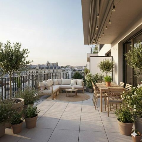   SECTEUR SAINT-FARGEAU � T3 LUMINEUX AVEC TERRASSE DE 30 M� � PARIS 20? Appartement - 3 pi�ce(s) - 80 m�