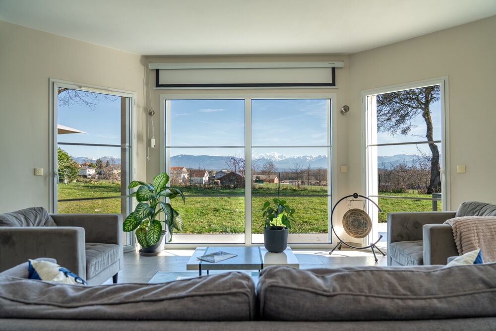 Vente Maison Maison contemporaine + Studio attenant avec magnifique vue sur le Mont Blanc Cessy