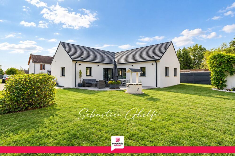 Romorantin belle maison de plain-pied-4 chambres -cellier-garage