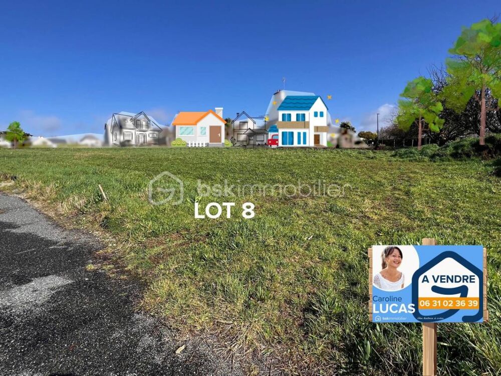 Vente Terrain LOT 8 Terrain à bâtir de 554 m2 Plomodiern