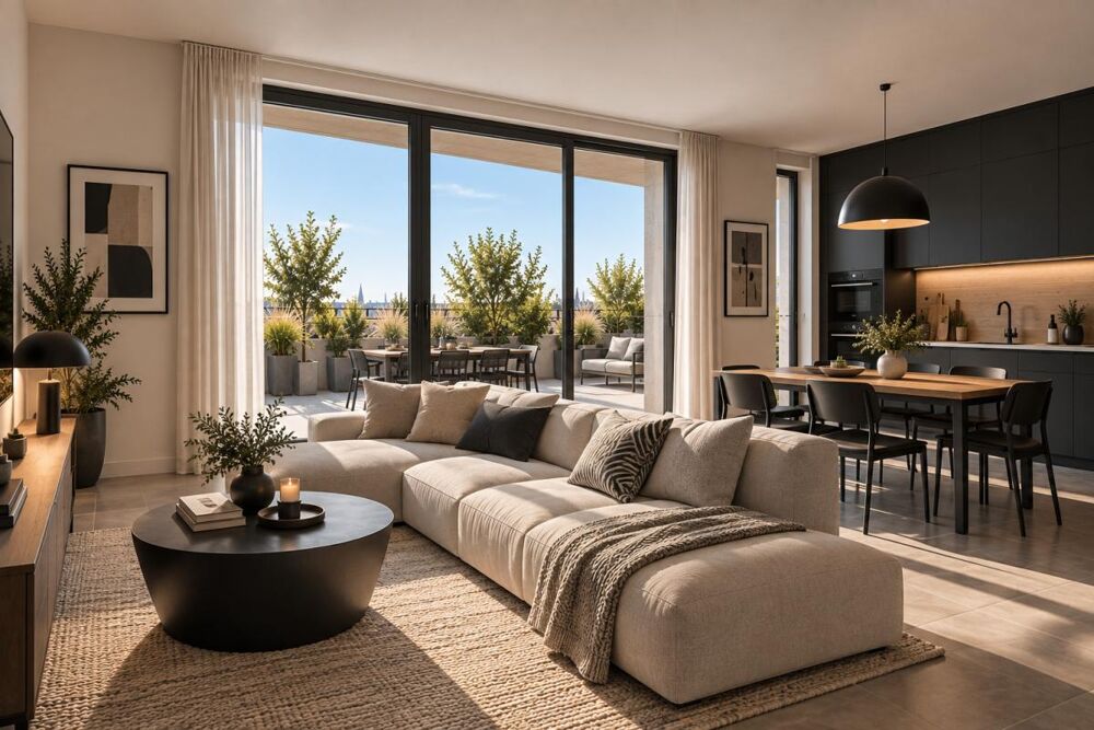 Vente Appartement T3 à Saint-Jean Belcier - 19 m² de terrasse plein sud pour prolonger l'été Bordeaux