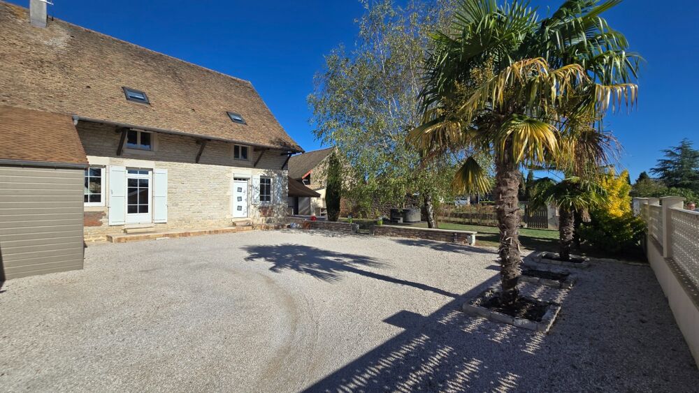 Maison en pierre de 164 m² avec jardin et double garage - Proche de Chalon-sur-Saône (Saône et Loire)