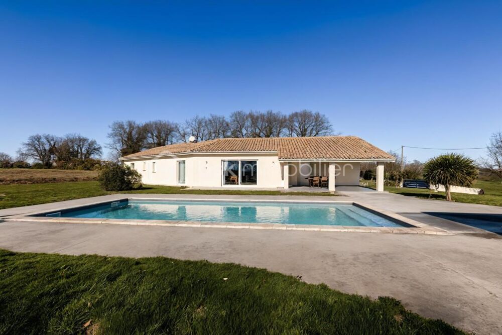 Maison avec vue Pyrénées, piscine et grand terrain  Entre Auch et Fleurance