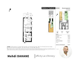  Appartement � vendre 3 pi�ces 75 m�