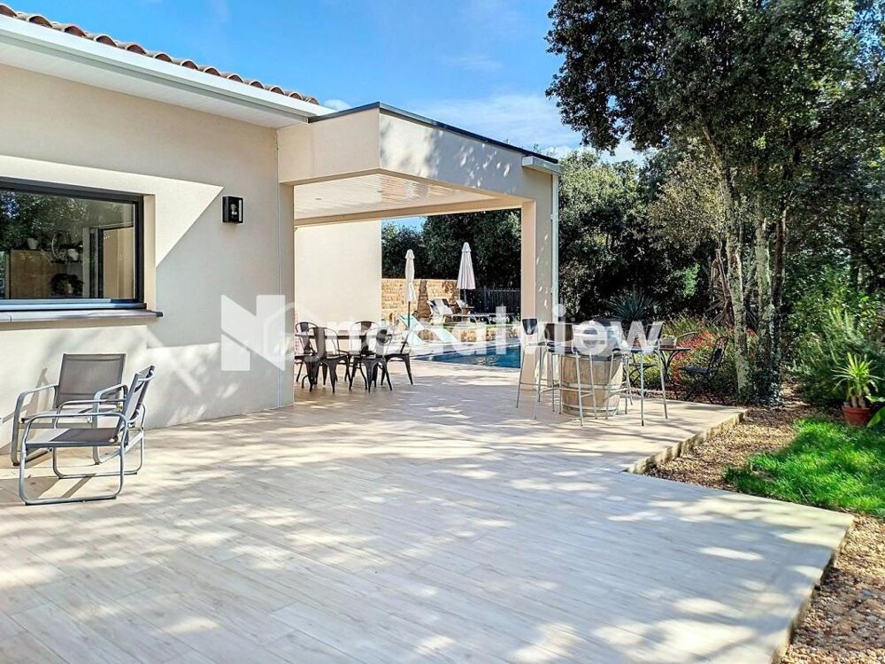 Vente Villa *** Villa d'architecte avec piscine à débordement et T2 indépendant – grand garage - proche Pic Saint-Loup / Montpellier Nord – Saint martin de londres
