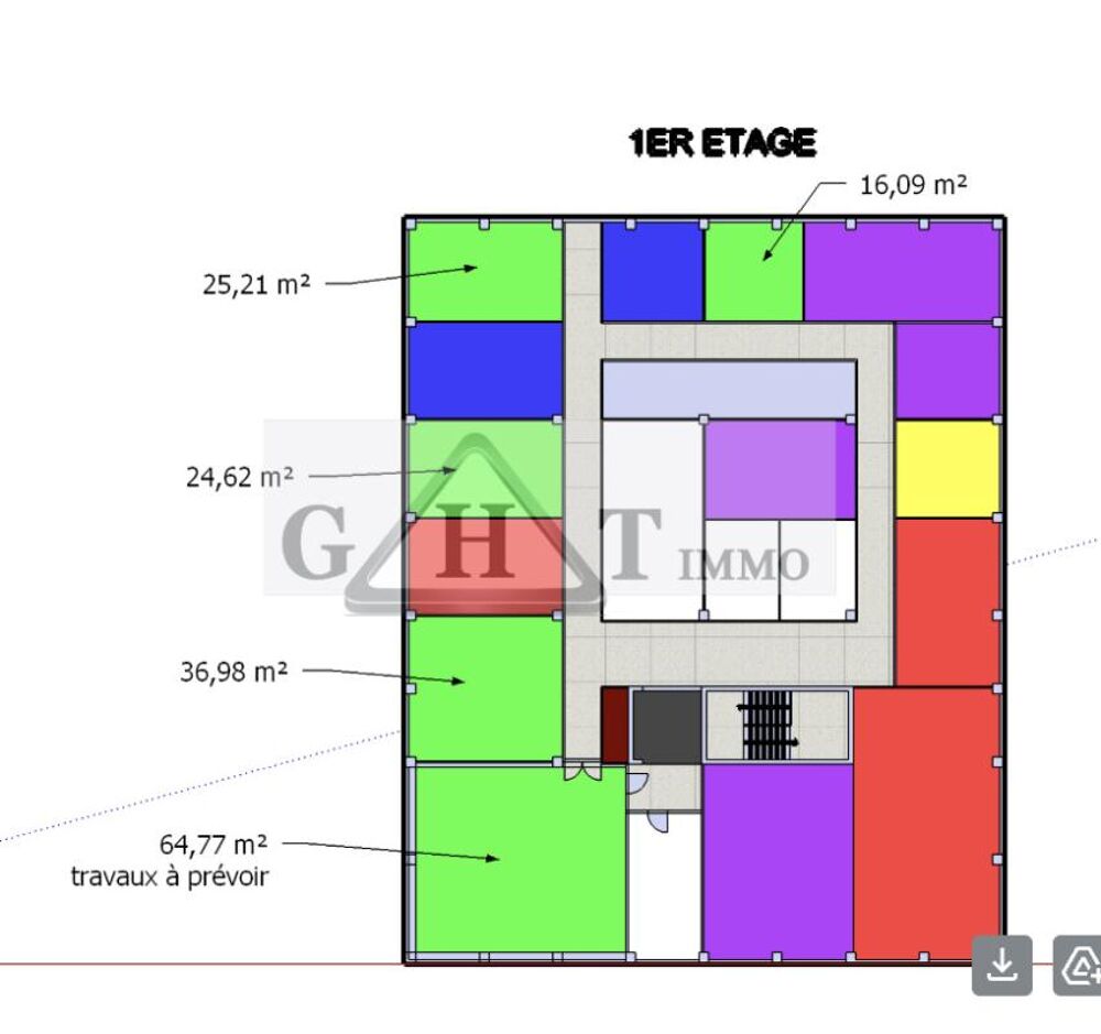   Bureau de 64 m²-Igny Igny