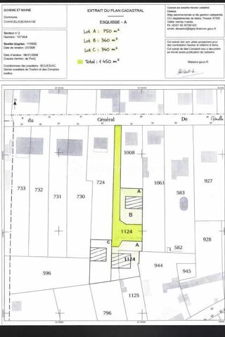  Terrain � vendre 380 m�