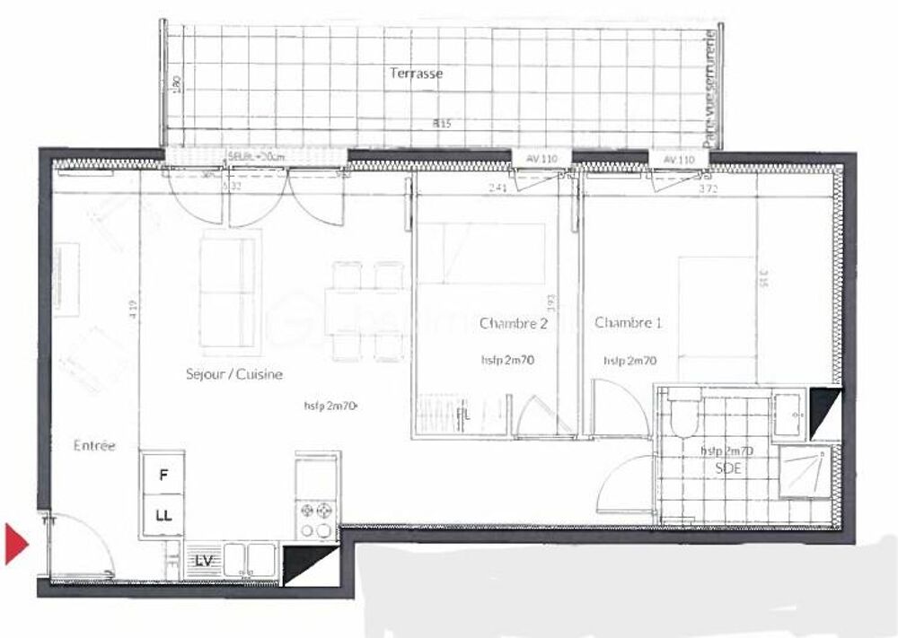 Vente Appartement Investissement locatif au pied du métro Saint denis