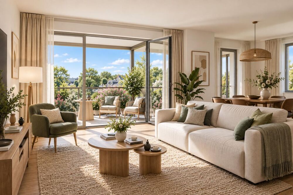 Vente Appartement Superbe 3 pièces, Baigné de lumière, 2 loggias, proche centre ville Deauville