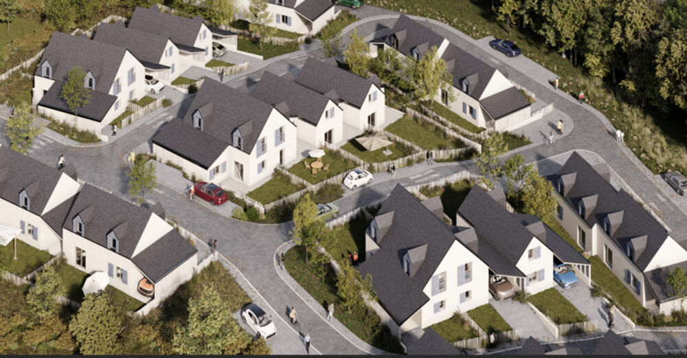 LOCRONAN (29)  Maison T4 à vendre 70 m² habitables  90 m² utiles  Garage  Terrasse  Jardin