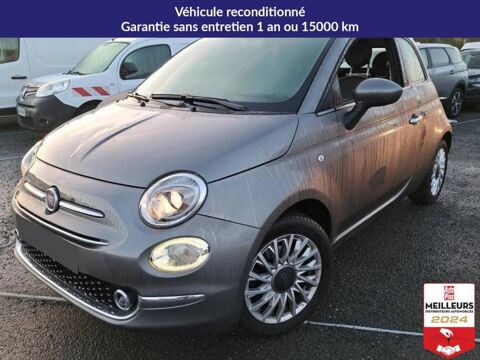 Fiat 500 1.2 69 S/S Lounge +GPS / Capote Rouge 2020 occasion Lavau 10150