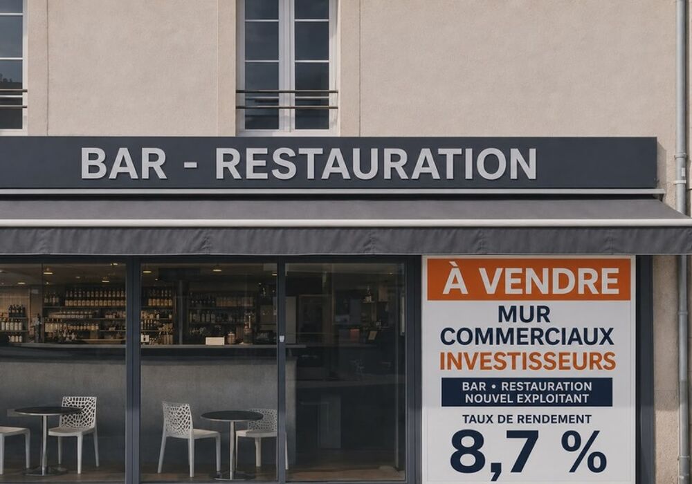   MURS COMMERCIAUX – INVESTISSEMENT LOCATIF - BAR – PETITE RESTAURATION - CENTRE-VILLE - REDON 