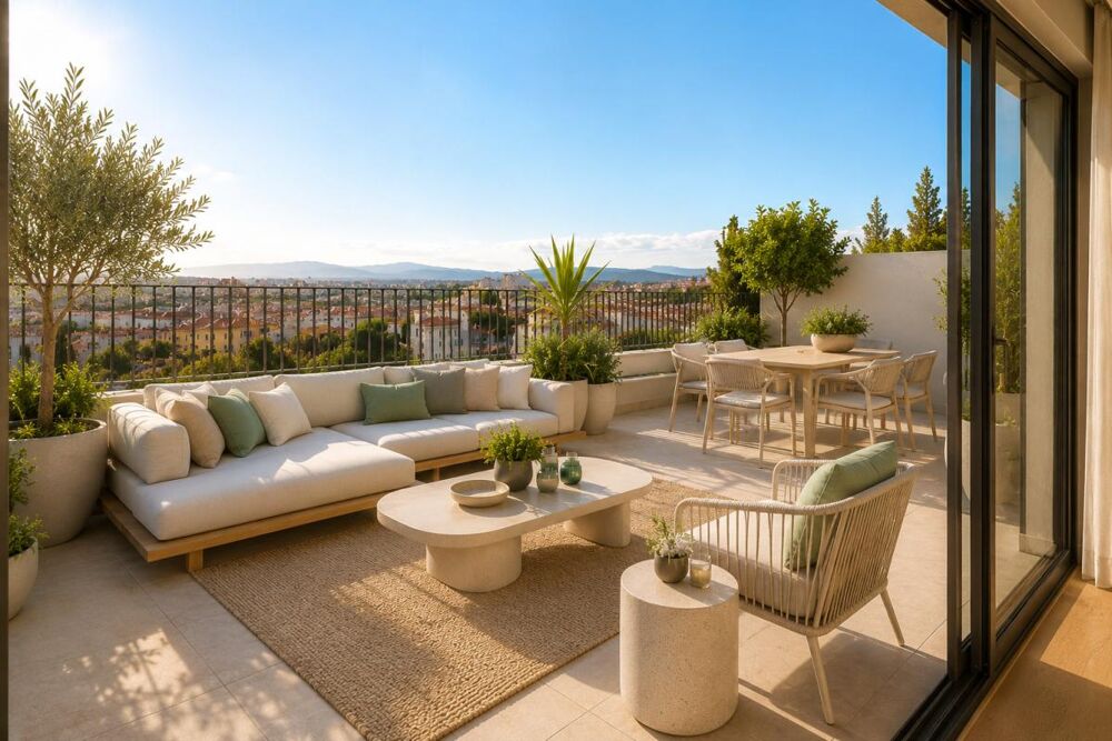 *OFFRE EN COURS* BORDEAUX SUD  T4 AU DERNIER ÉTAGE  3 TERRASSES  PARKING