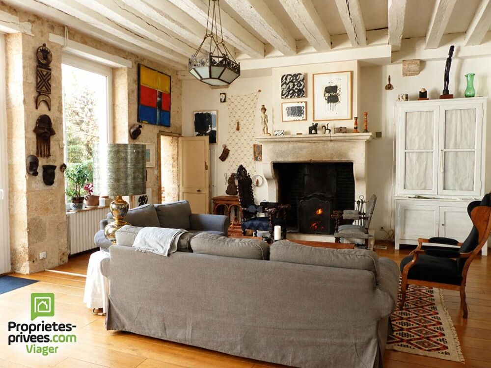 VIAGER OCCUPÉ MAISON D'ARTISTE CHATILLON SUR LOIRE
