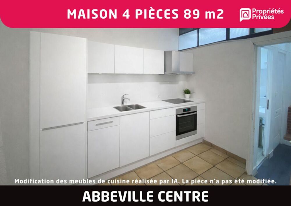 Maison abbevilloise 4 pièces 89 m2 - Abbeville centre