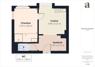  Appartement à vendre 2 pièces 26 m²