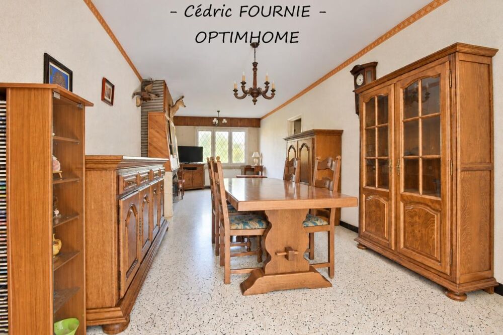 Vente Maison WAMBRECHIES (59)  – MAISON A VENDRE : 5 PIÈCES – 3 CHAMBRES – JARDIN – TERRASSE – VÉRANDA – GARAGE Wambrechies