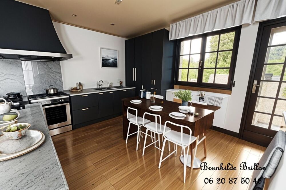 Maison Fampoux 130 m2, 3 chambres, 2 salles de bains, garage