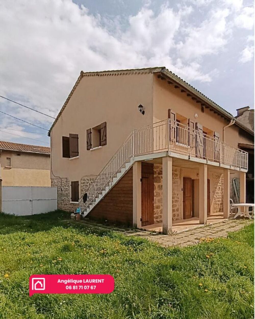 Maison avec jardin, garage et potentiel d'évolution -Moingt centre
